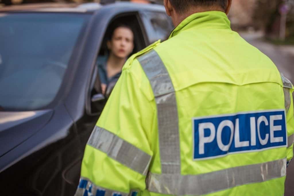 UK Police preparing to seize a car
